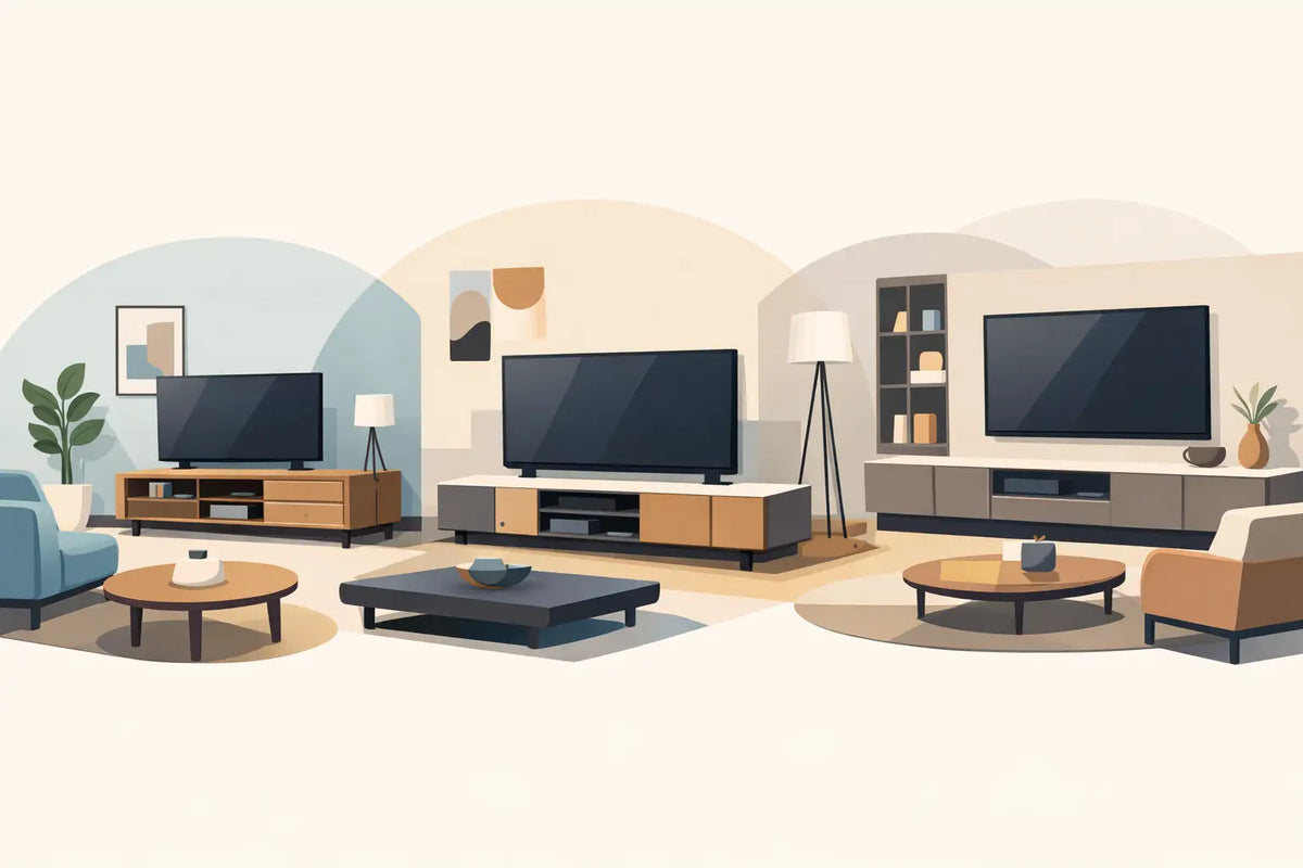 Guía para comprar mueble TV según tu salón