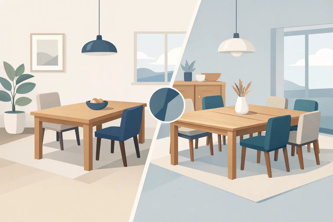 Mesa fija vs extensible: cuál comprar para tu casa