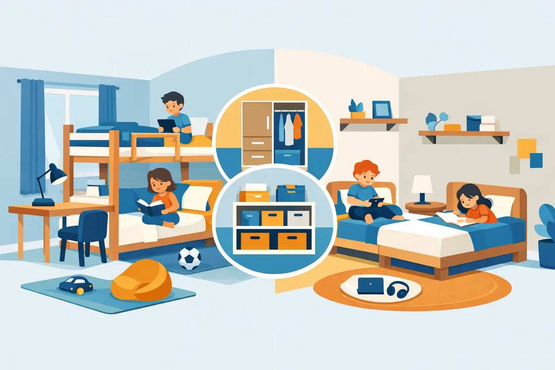 Cómo distribuir dormitorio juvenil compartido