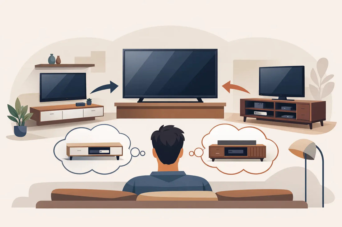 Qué mueble de TV conviene para la sala de casa