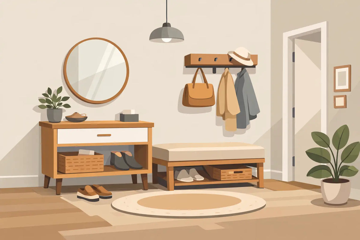 Mejores muebles para entrada pequeña