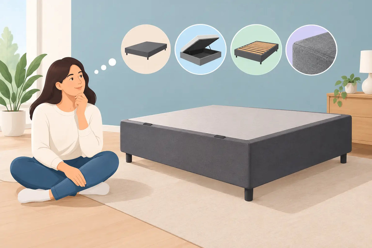Guía para comprar base tapizada sin errores