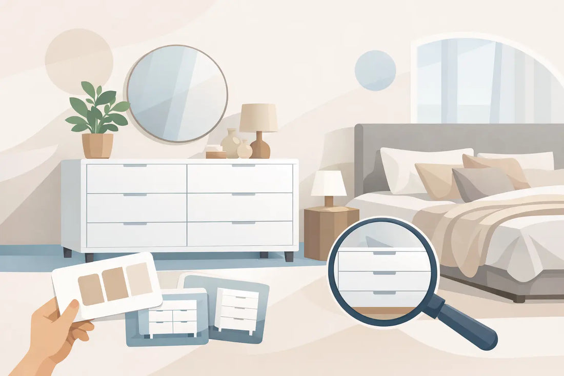 Cómoda blanca para dormitorio: cómo elegirla