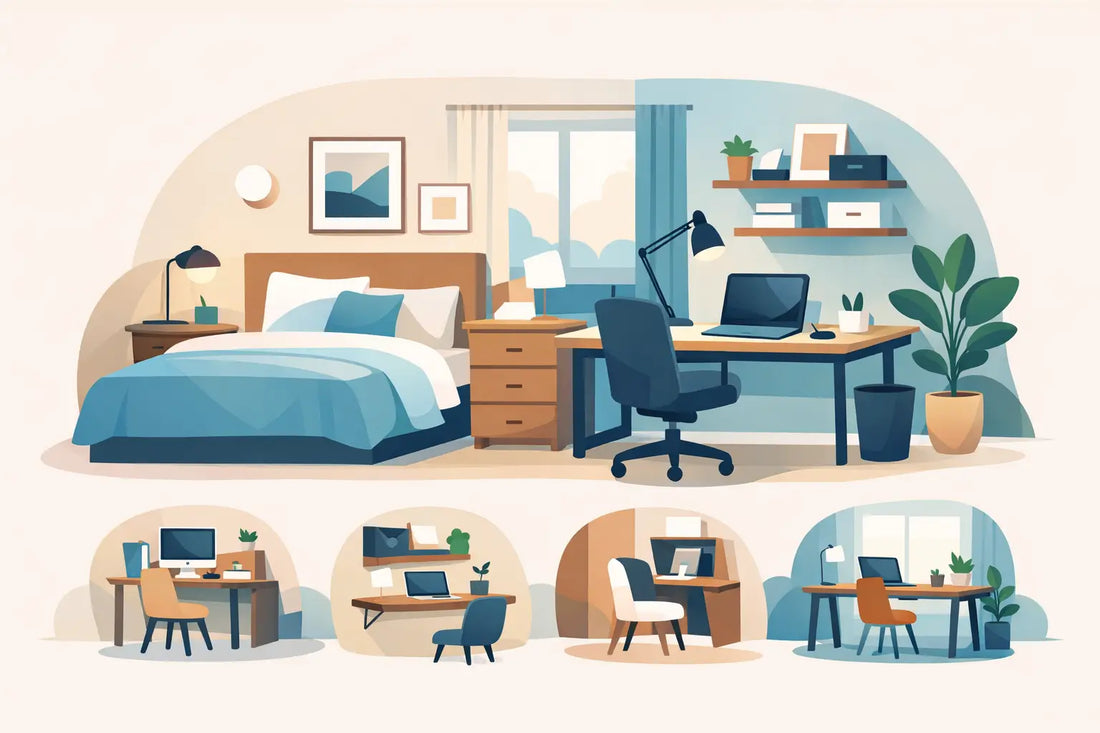 Ejemplo de despacho en dormitorio: 5 ideas