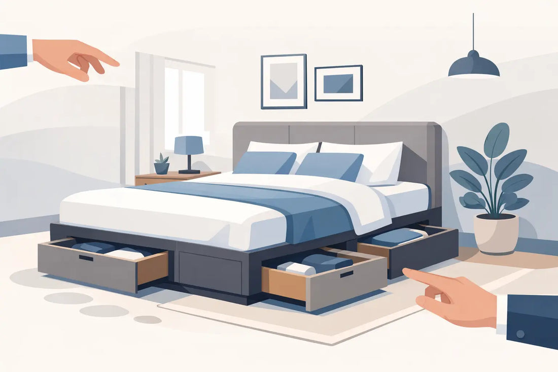 Cama con cajones para adultos: cómo elegir