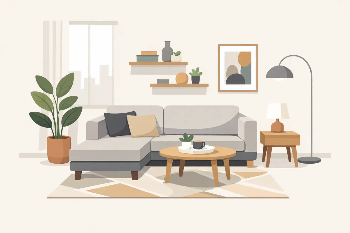 Sofá chaise longue pequeño para espacios reducidos