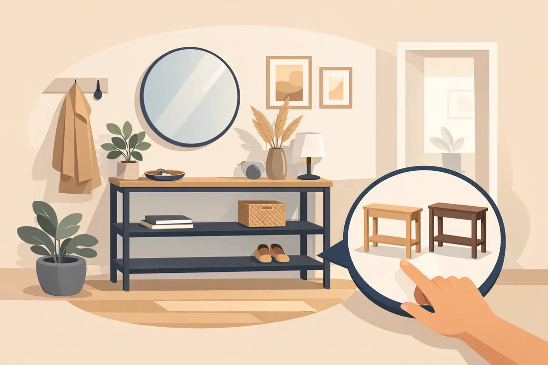 Mueble recibidor estrecho: cómo elegirlo bien