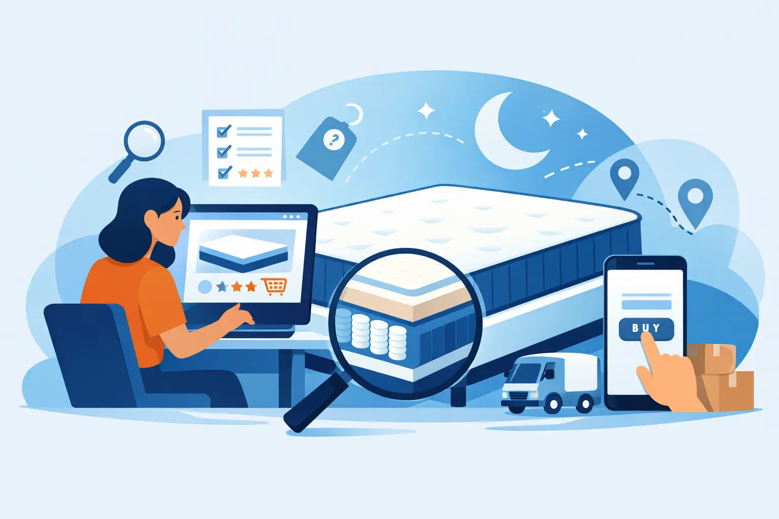 Guía para comprar colchón online sin fallar