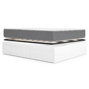 Pack ahorro matrimonio Cama compacta Alice, Colchón viscoelástico y muelles Aurea y Somier 150 x 190 cm