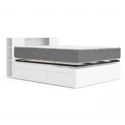 Pack ahorro matrimonio Cama compacta, Cabecero Ten, Colchón viscoelástico y muelles Aurea y Somier 150 x 190 cm