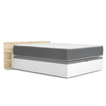 Blanco y madera natural claro 