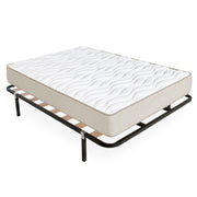 Pack somier lama ancha Kerry con Colchón viscoelástico Nova plus - 20 cm Altura 150 x 190 cm
