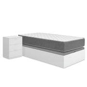 Pack ahorro juvenil Canapé Nest con Colchón Aurea 90 x 190 cm y Mesita de noche Rio