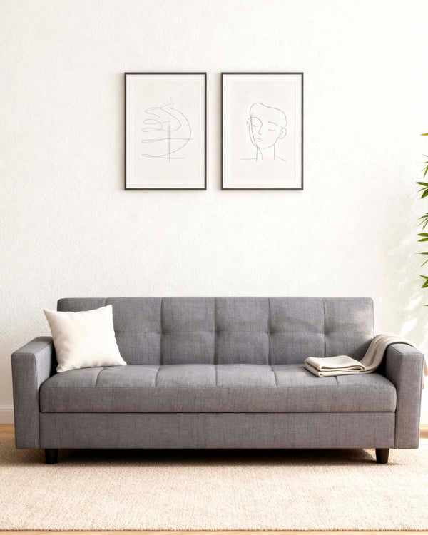 Sofá cama de 3 plazas con almacenaje Kim