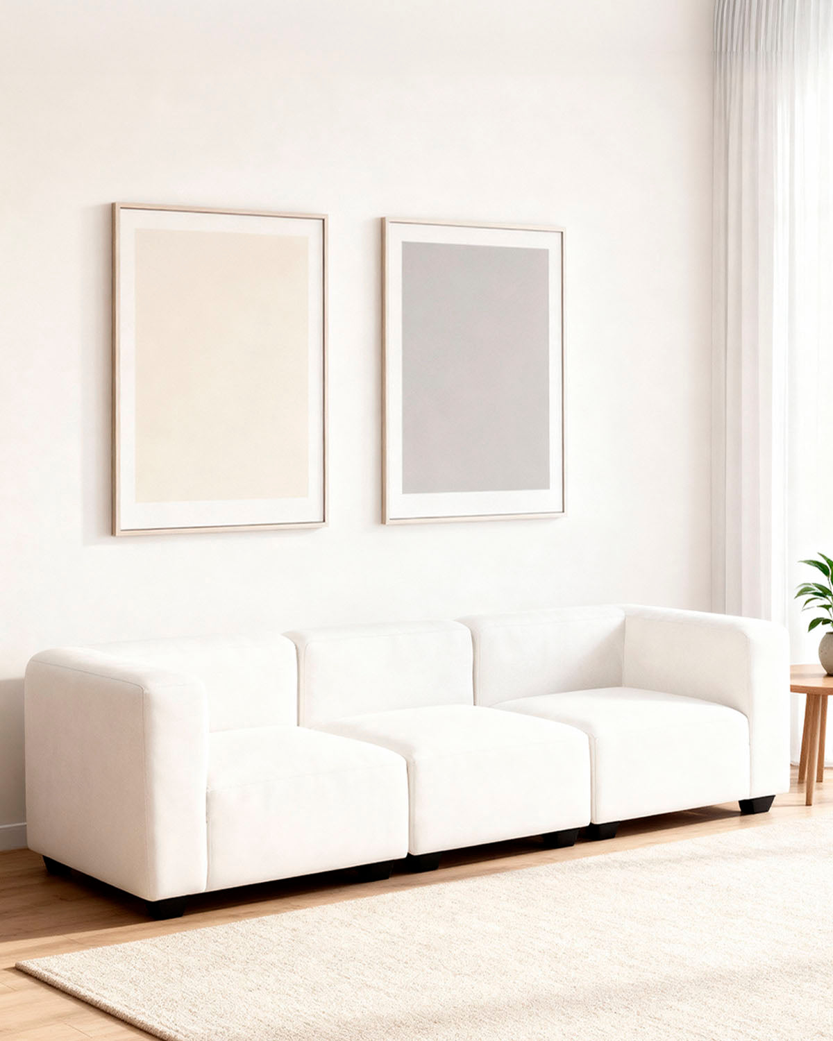 Sofá modular tres plazas Liza