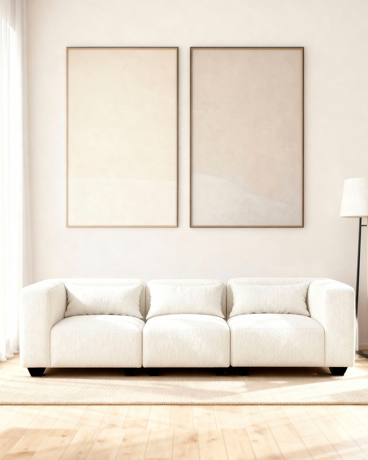 Sofá modular tres plazas Liza