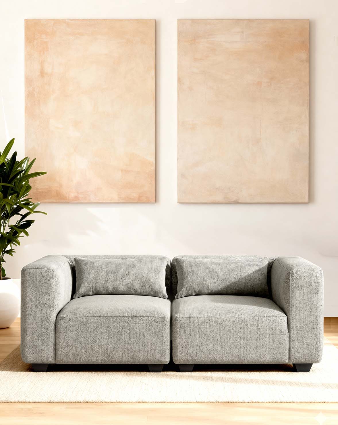 Sofá modular dos plazas Liza