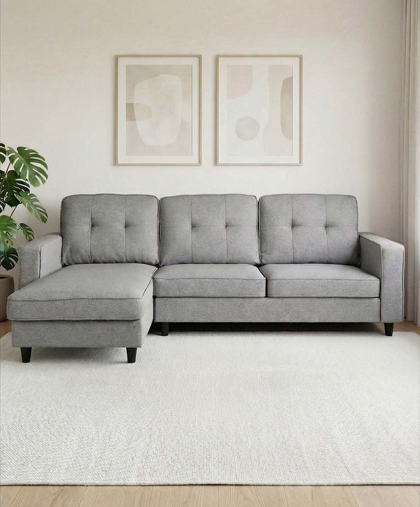Sofá con chaise longue reversible Karla