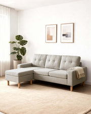 Sofá con chaise longue reversible Tabitha