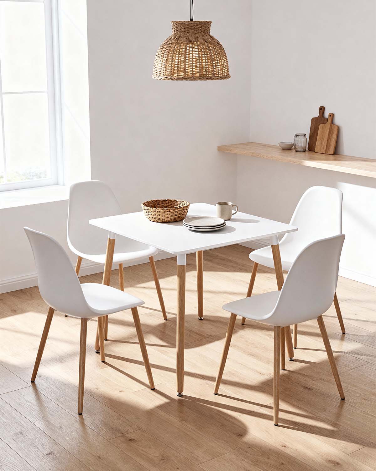 Pack ahorro de mesa Nola y sillas Lena