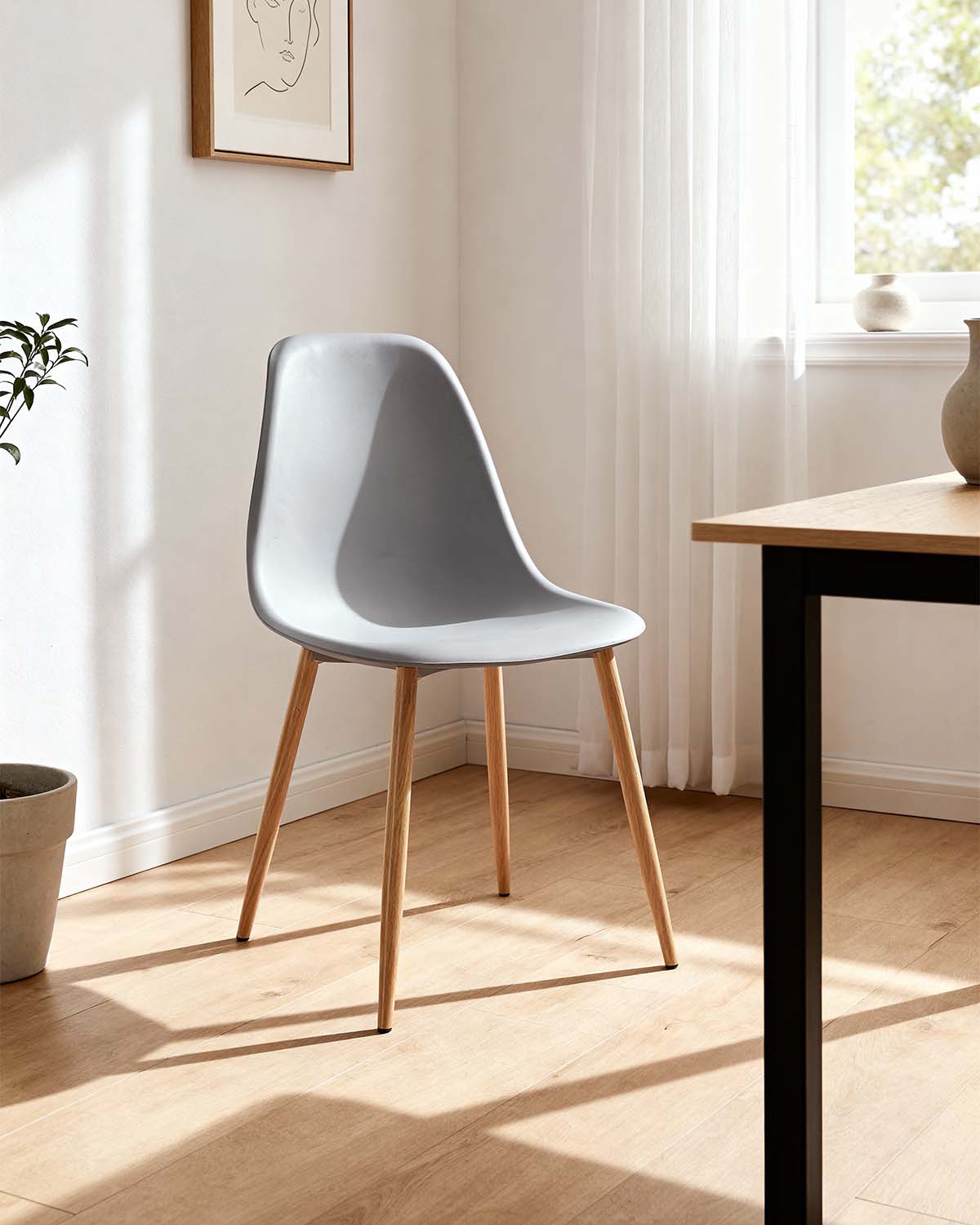 Set de 4 sillas de comedor Lena