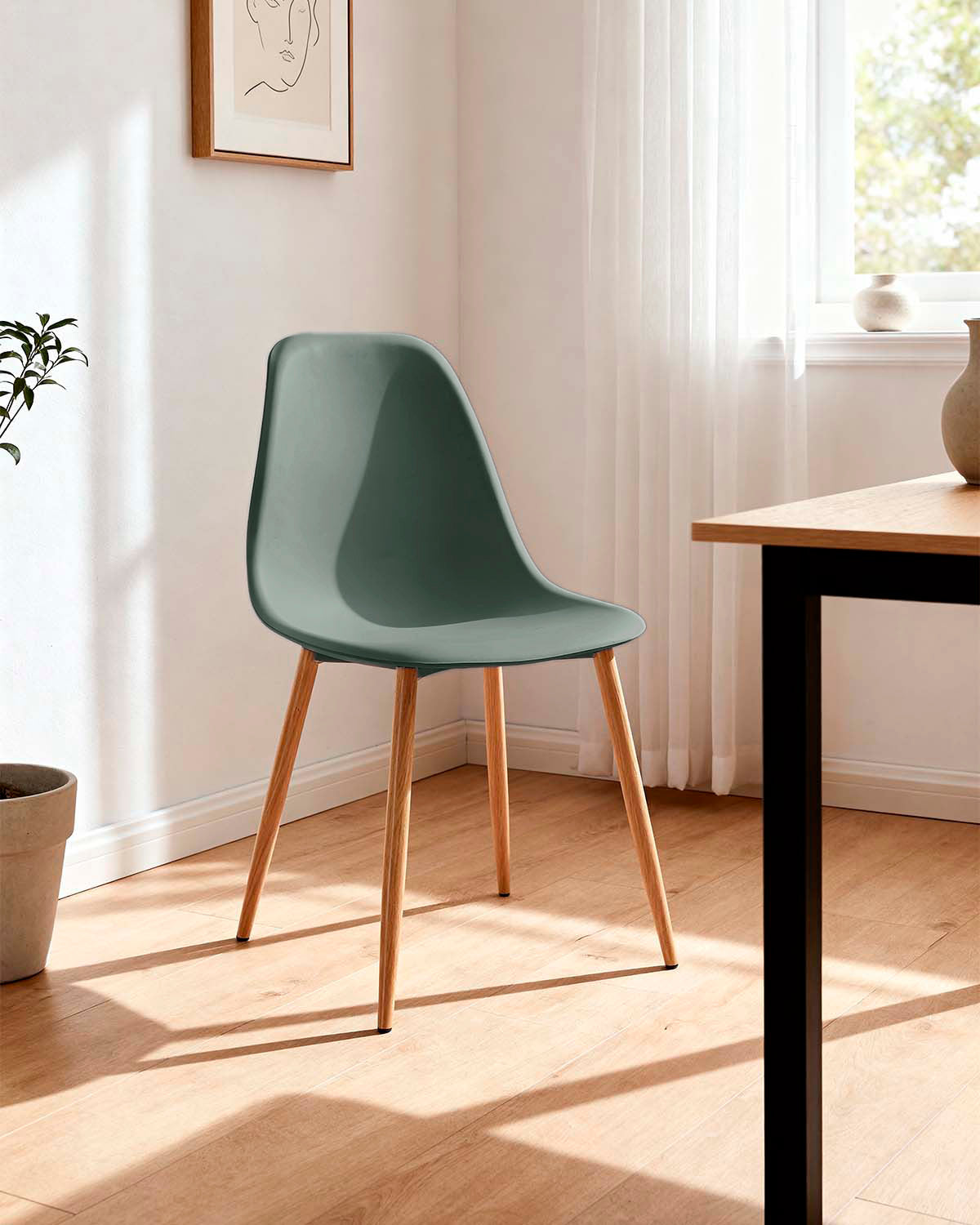 Set de 4 sillas de comedor Lena