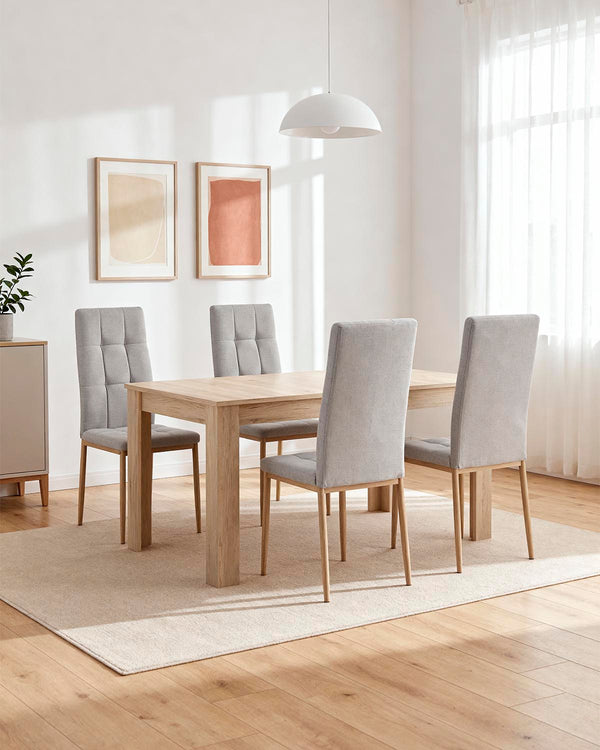 Pack ahorro de mesa extensible Dine y sillas Leonor