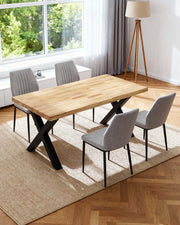 Pack ahorro de mesa extensible Earlene y sillas Manuela