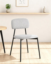 Set de 4 sillas de comedor tapizadas Bonnie