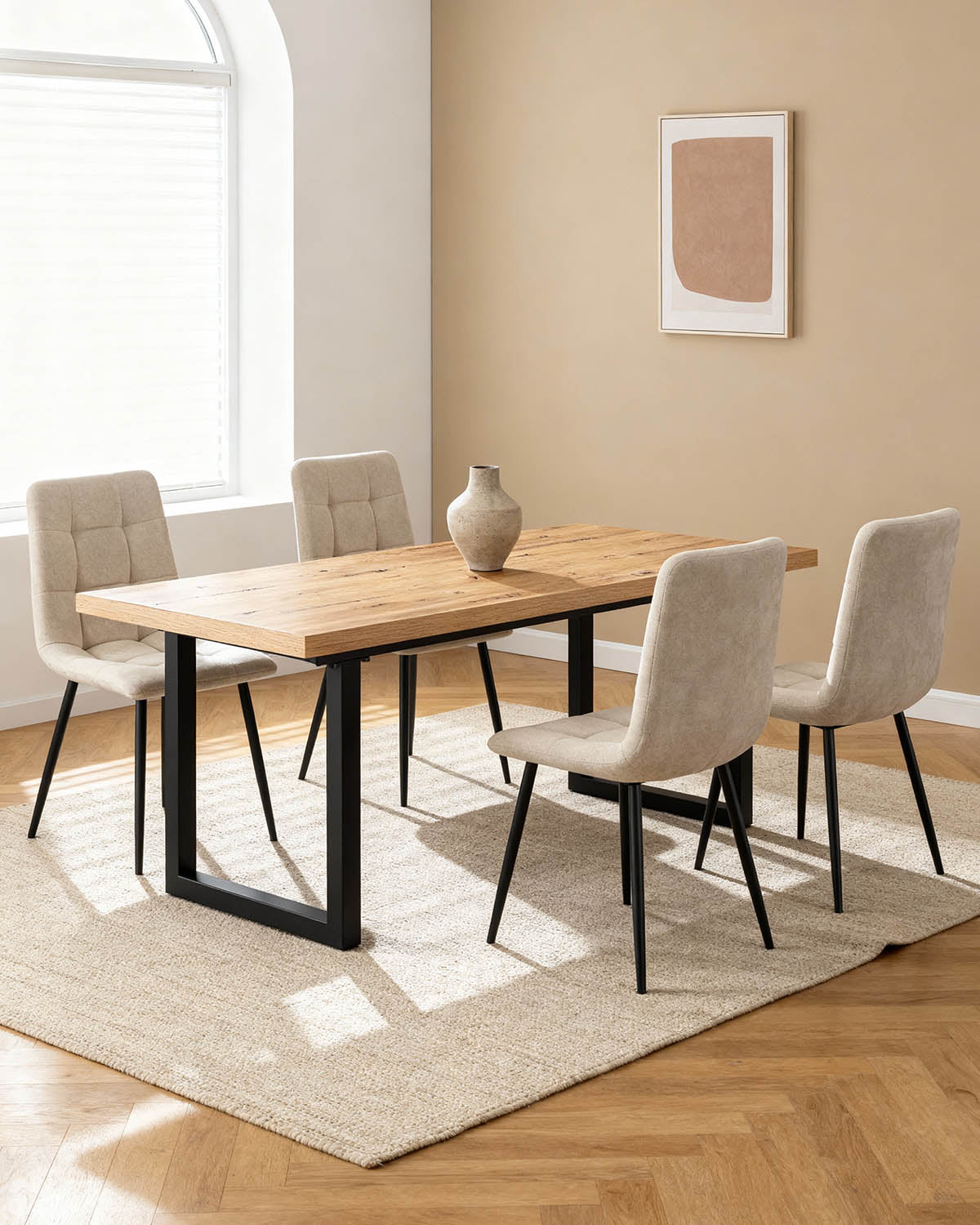 Pack ahorro de mesa Kristin y sillas Shanna