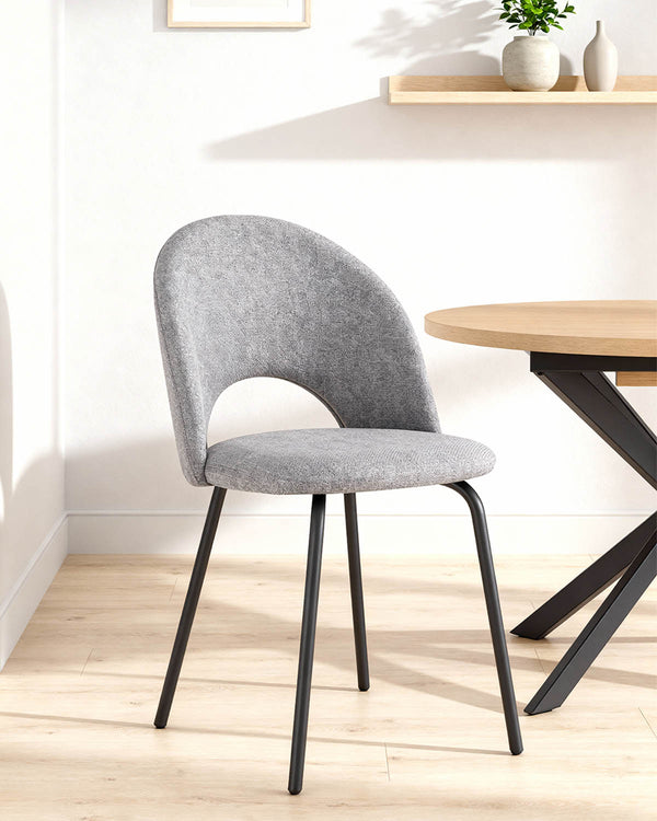 Silla de comedor tapizada Lupe