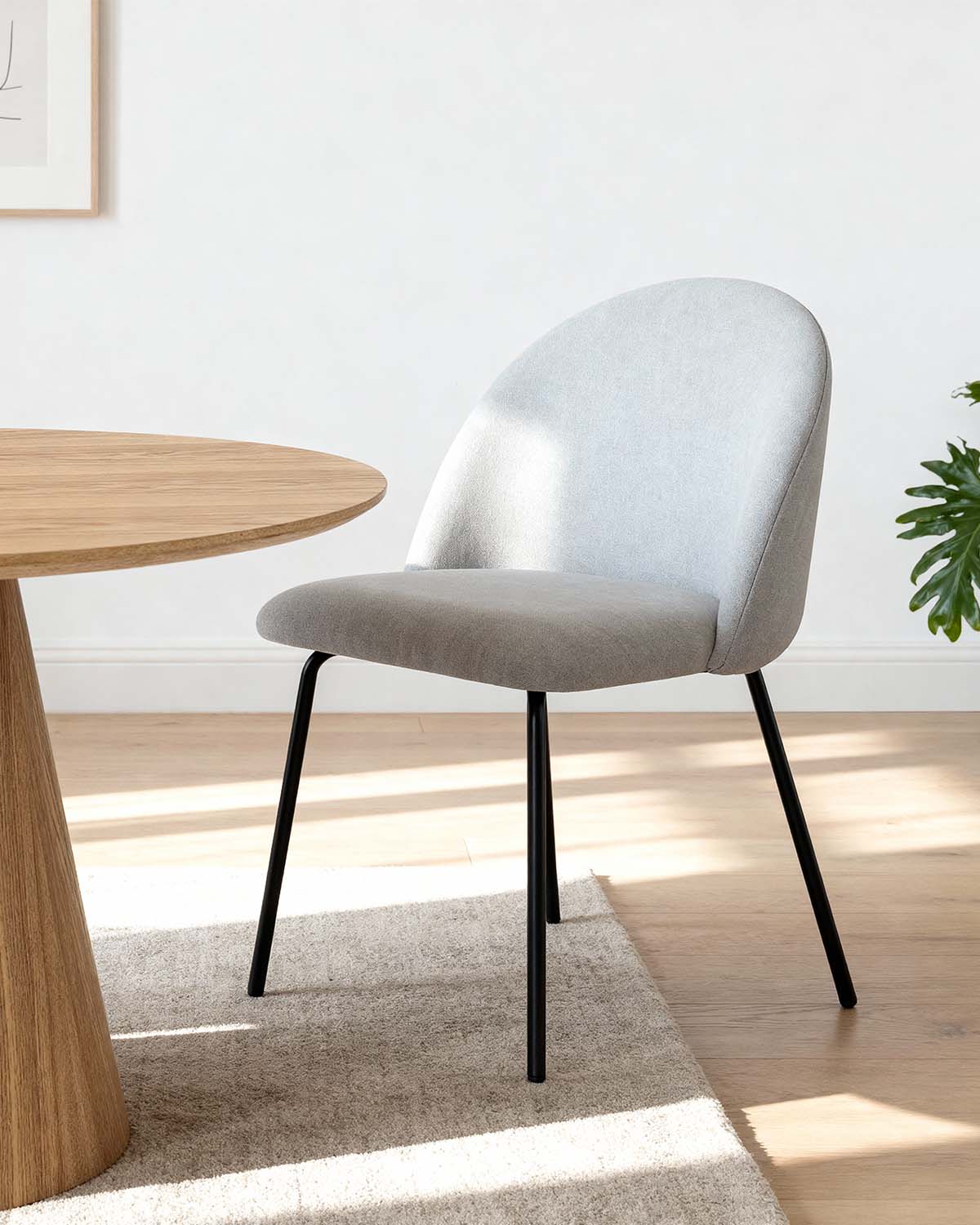 Silla de comedor tapizada Grace