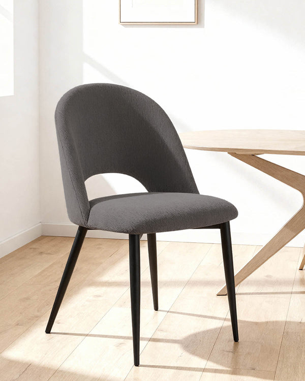 Set de 4 sillas de comedor tapizadas Hollie