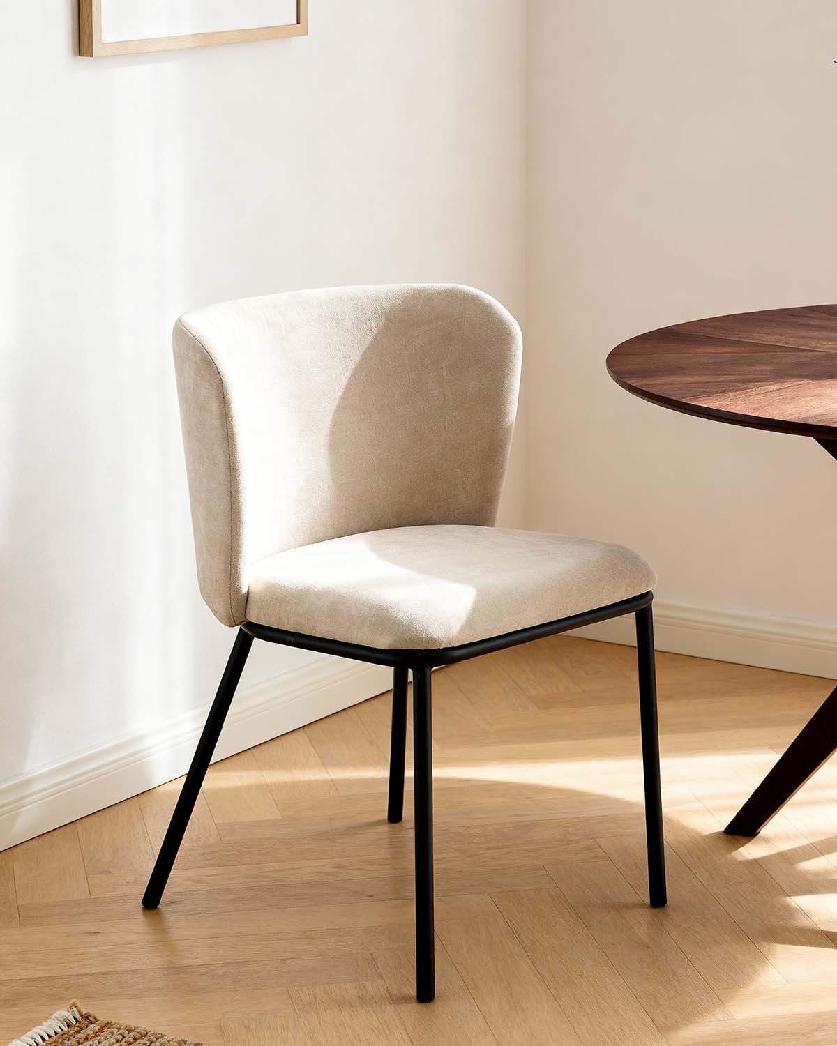 Set de 2 sillas de comedor tapizadas Glenna