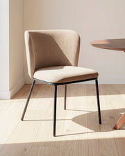Set de 2 sillas de comedor tapizadas Glenna