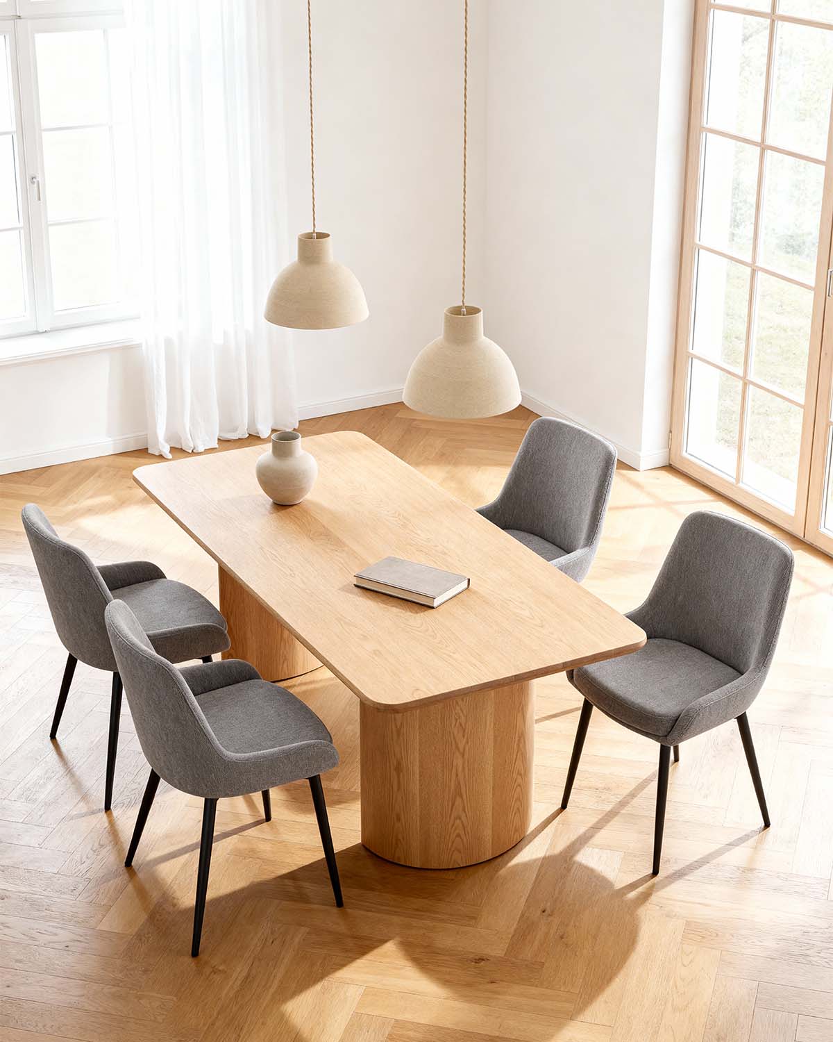 Pack ahorro de mesa Erin y sillas Jackie