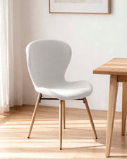 Set de 4 sillas de comedor tapizadas Helene