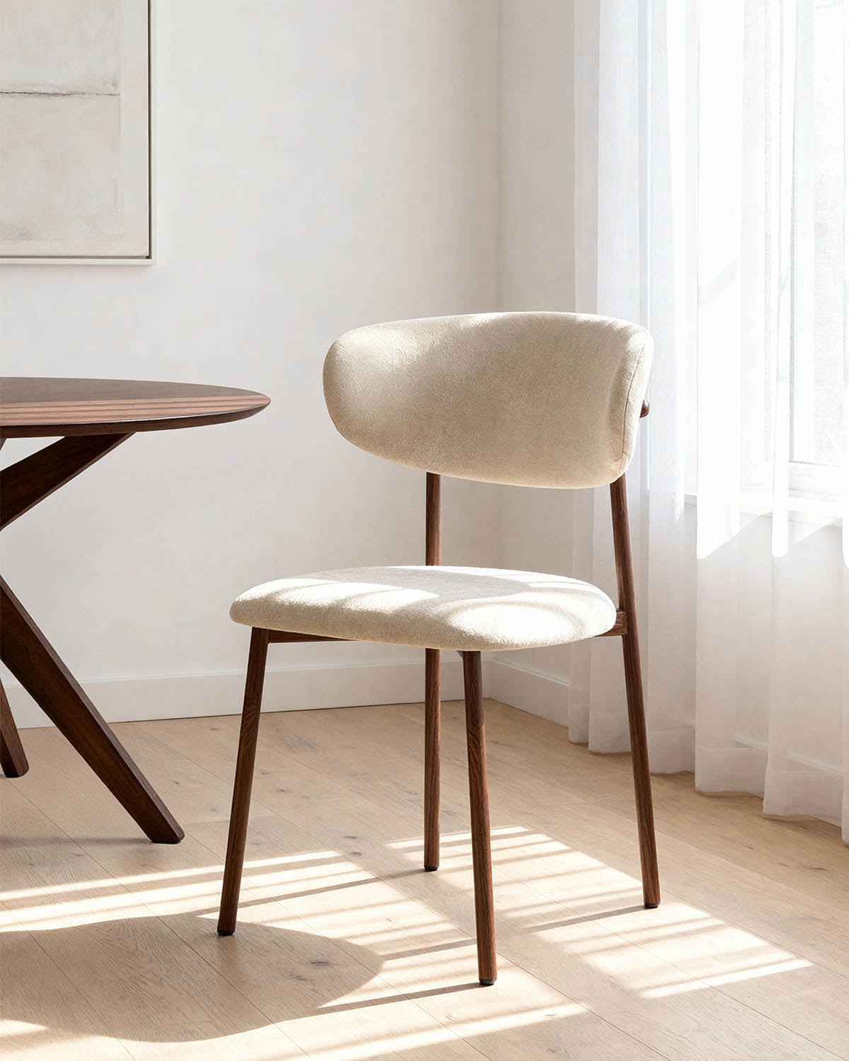 Silla de comedor tapizada Melissa