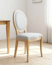 Set de 2 sillas de comedor tapizadas Lizzie