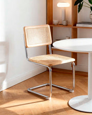 Set de 4 sillas de comedor en ratán Karyn