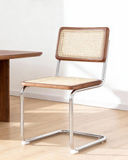 Set de 4 sillas de comedor en ratán Karyn