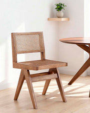 Set de 2 sillas de comedor en ratán Alana