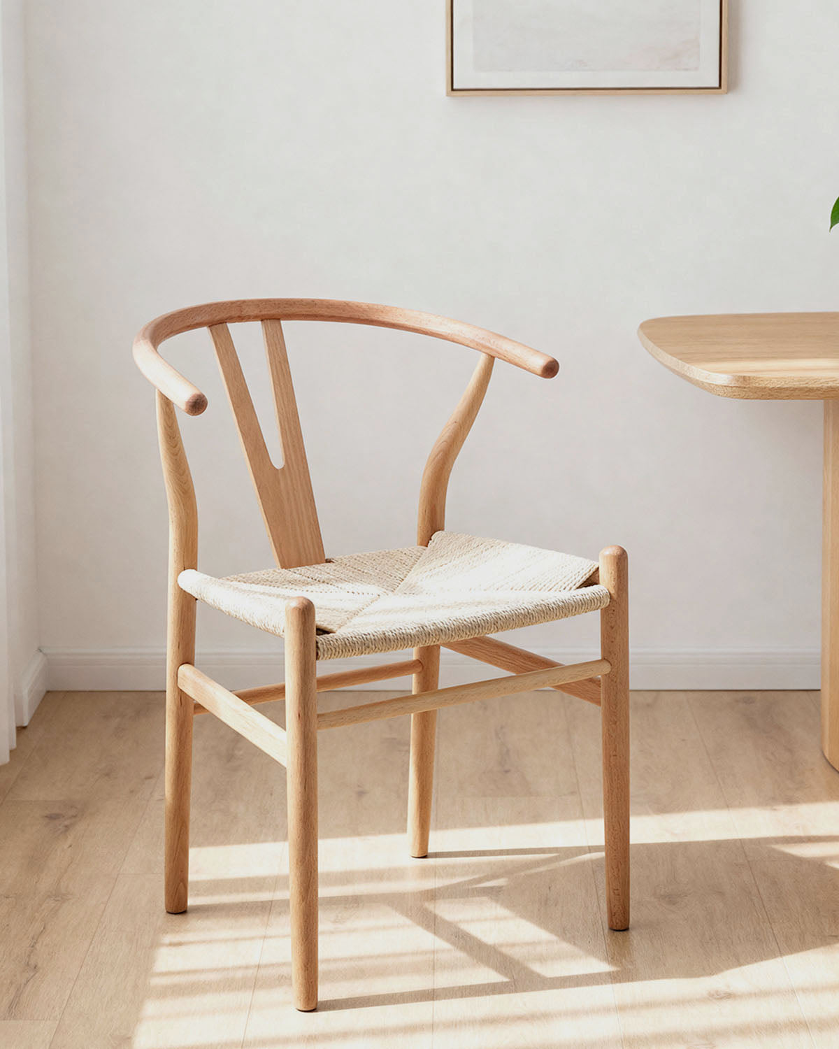 Set de 2 sillas de comedor en madera Lina