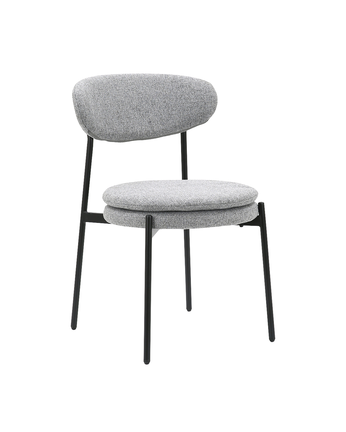 Set de 4 sillas de comedor tapizadas Faith