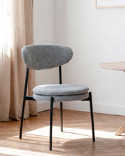 Set de 4 sillas de comedor tapizadas Faith