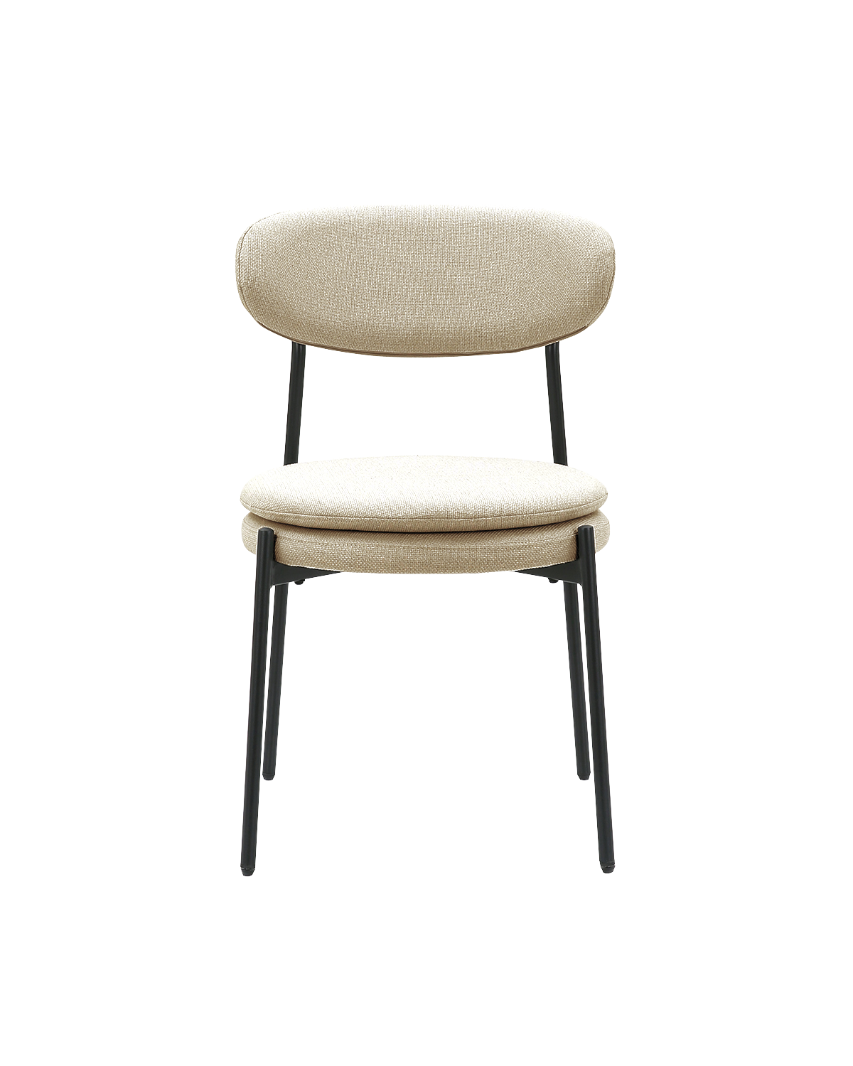 Set de 4 sillas de comedor tapizadas Faith