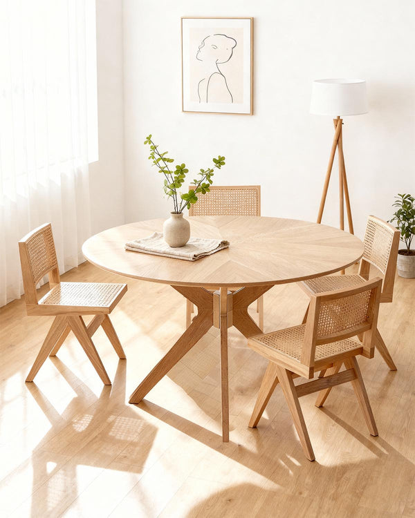 Pack ahorro de mesa Gina y sillas Alana