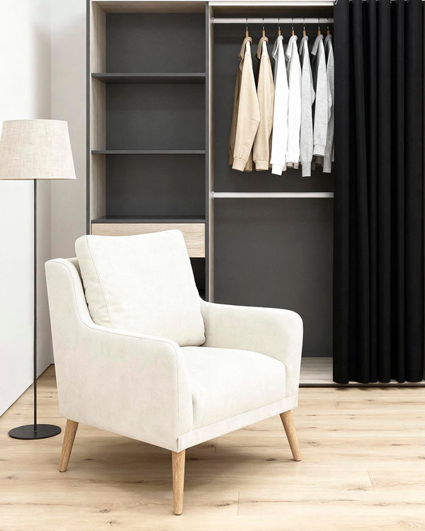 Sillón tapizado en tela Allison