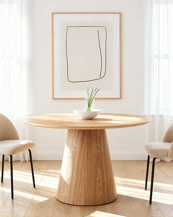 Mesa de comedor redonda Bertha