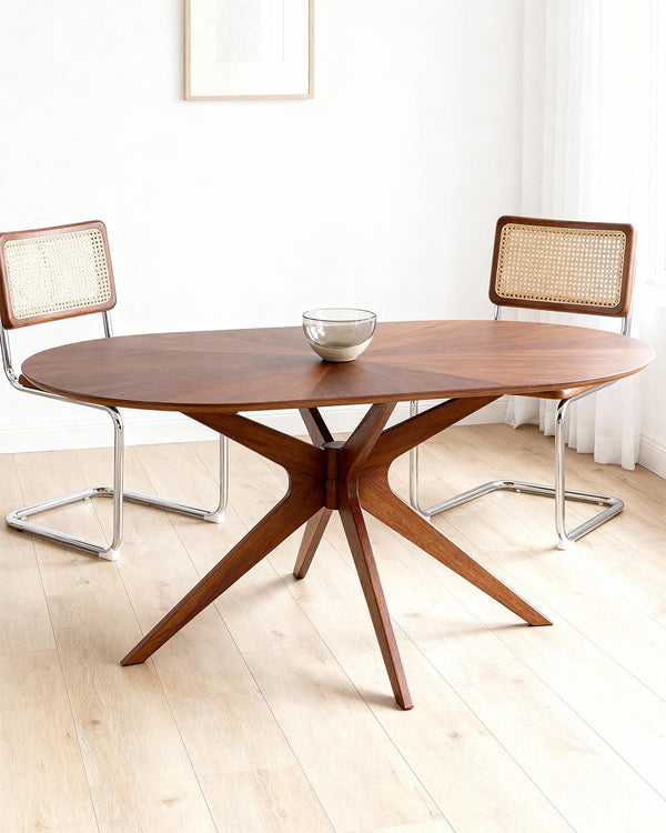 Mesa de comedor ovalada Gina